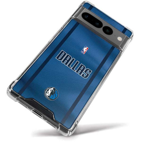 NBA Dallas Mavericks Jersey Google Pixel 7 Pro Clear Case